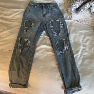 BDG Mom High Rise Ripped Jeans